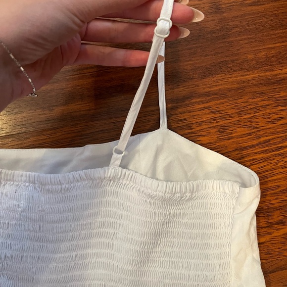 Japna White Ruffled Tank Top - Picture 4 of 4